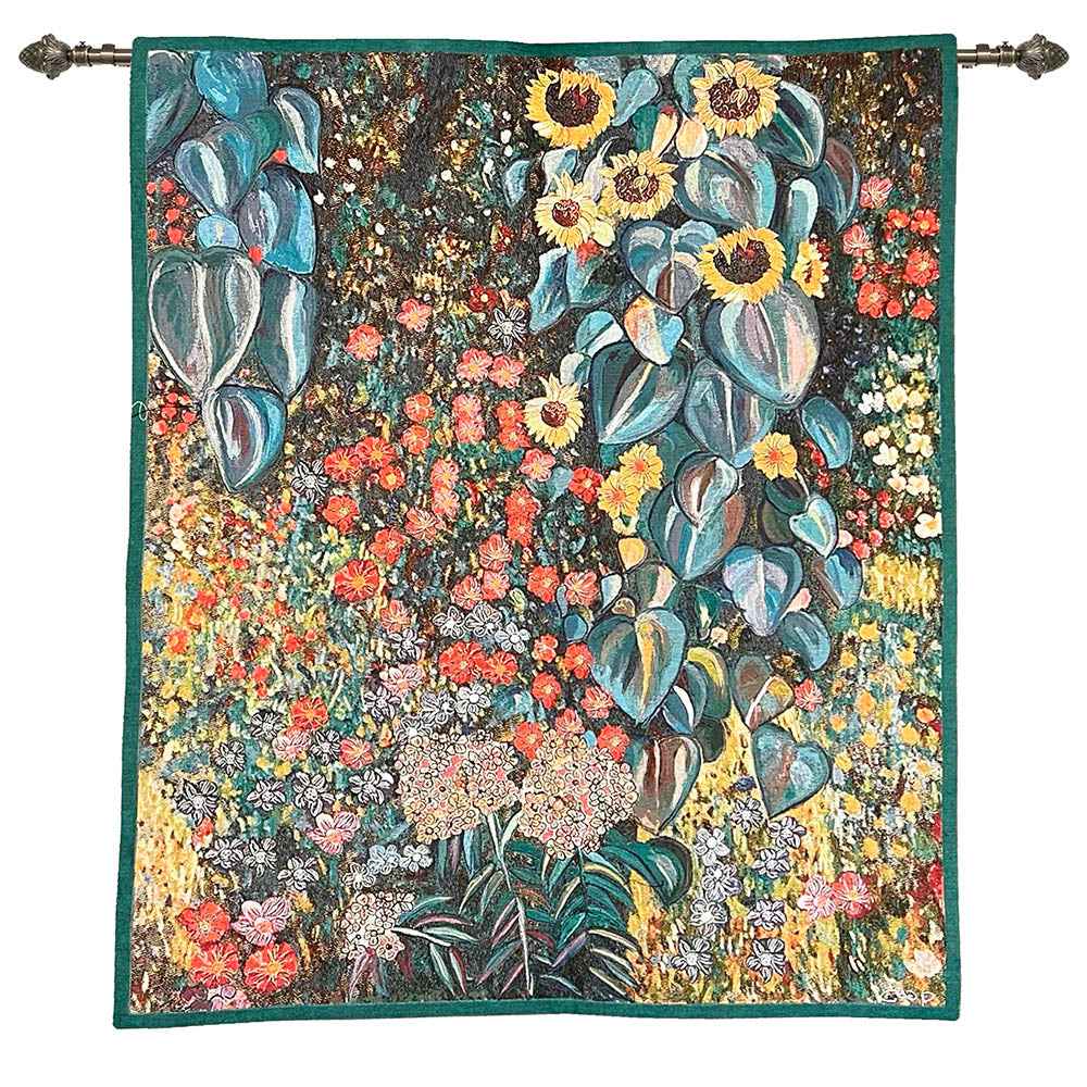 Gustav Klimt Country Garden - Wall Hanging 119cm x 140cm (70 rod)